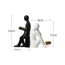 Aparador de Livros Bibliocanto Cerâmica Decorativo Mahaos