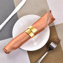 Conjunto Anéis de Guardanapos de Tecido Espiral 6 peças