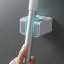 Suporte de Vassoura e Rodo com Adesivo de Parede 2 Unidades