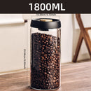 Pote de Vidro com Tampa Hermética Café a Vácuo