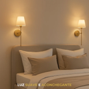 Conjunto de 2 Luminarias Arandelas Sem Fio