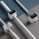 Suporte de Vassoura e Rodo com Adesivo de Parede 2 Unidades