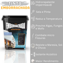 Tinta Emborrachada Borracha Liquida Sela e Pinta Parede Laje Reboco Telhado / PROMOÇÃO