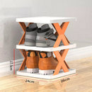 Sapateira Vertical Organizadora Estante Modular Desmontável Mahaos