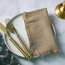 Jogo de Guardanapos de Tecido Mesa Posta Rústico 20 peças Mahaos