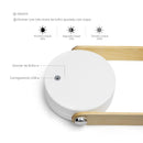 Luminária de Mesa LED com Alça Luminária de Leitura Mahaos