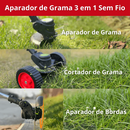 CortMax Pro 3 em 1 – Grama, Mato e Poda