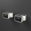 Suporte de Vassoura e Rodo com Adesivo de Parede 2 Unidades