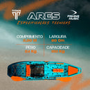 Caiaque De Pesca Ares Titan + Cadeira Confort + Remo + Pedal / SOMENTE HOJE