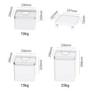 Recipiente Grande Porta Mantimentos com Tampa Base e Rodas Mahaos