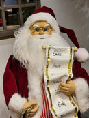 Papai Noel com Lista de Nomes com Movimentos, Som e Luz