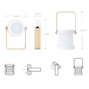 Luminária de Mesa LED com Alça Luminária de Leitura Mahaos